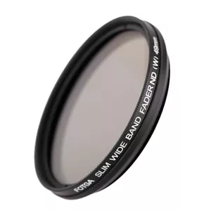 djustable Neutral Density ND2-ND400 Fotga 49mm Slim Black Variable Filter Q2D3 - Picture 1 of 9