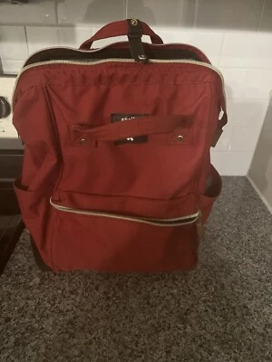 Mochila Anello Japón BOTELLA CRUZADA - Roja Unisex - Más Grande Foto 1 de 4