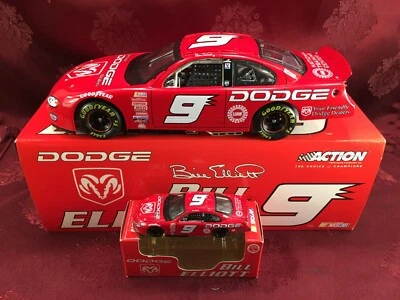 Bill Elliott 2001 #9 Dodge Concesionarios RCCA 1/24 CW Banco y 1/64 HO Coche Diecast SET Foto 1 de 4