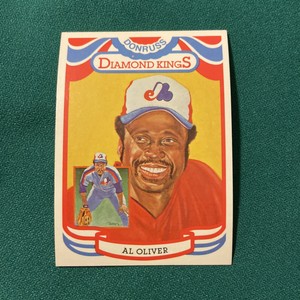 1983 Donruss Diamond Kings Al Oliver Baseball Card #9