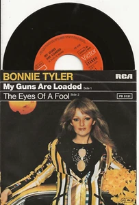 BONNIE TYLER MY GUNS ARE LOADED RARE ORIGINAL SINGLE FROM GERMANY, MINT - Picture 1 of 1