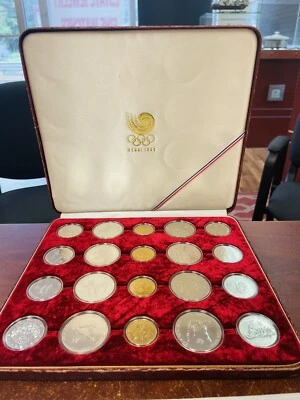 1988 Seoul Rare Olympic Gold & Silver Coin Set - Image 1 of 4