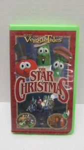 VeggieTales Holiday Double Feature VHS Green Tape Christmas Episodes CLAMSHELL - Picture 1 of 3