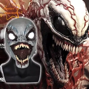 Venom: The Last Dance Helmet Mask LED Halloween Latex Role Play Cosplay Props - Picture 1 of 13