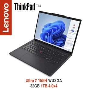 ThinkPad T14 Gen 5 Ultra 7 155H WUXGA IPS 400 Nits 32GB 1TB 3Y Premier Warranty - Picture 1 of 11