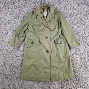Aquascutum Mantel Damen 10 Grün Aqua 5 Trench Wasserdicht Regen Windbreaker - Bild 1 von 11