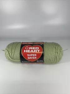 Red Heart Super Saver Color: 0661 FROSTY GREEN 7 oz 100% Acrylic Worsted Wt #4 - Picture 1 of 4