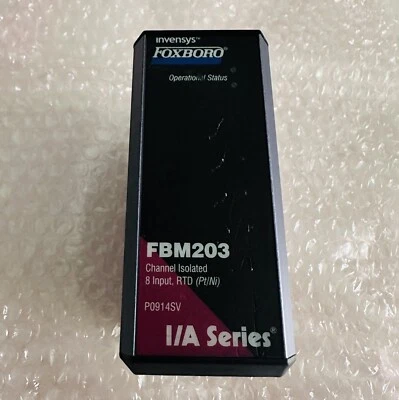 Invensys Foxboro FBM203 Input Module P0914SV  (Some Scratches In The Front) - Image 1 of 4