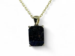 Collar Meteorito Lunar Genuino Colgante Luna Mizuki I - Joyería Oro 14Kt - EXCELENTE - Imagen 1 de 7