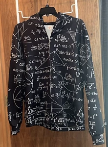 Math Equation HOODIE Mathematic Algorithm Algebra Albert Einstein Joke Geek GIFT - Picture 1 of 8