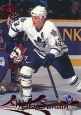 1997-98 Paramount RED #185 MATS SUNDIN - Toronto Maple Leafs