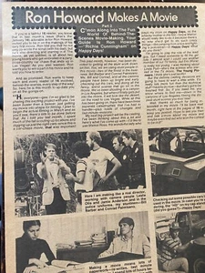 Ron Howard, Ronny, ganzseitiger Vintage Ausschnitt, aa - Bild 1 von 1