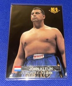 Tarjeta de kickboxing Bandai K-1 1997 - Tarjeta de novato John Kleijn orgullo fc ufc - Imagen 1 de 2