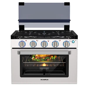 Camplux 17"/21" Gas Range Single Oven & Gas Cooktop RV Compact Kitchen Cooking - Picture 1 of 17