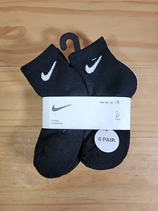 Nike Ankle Socks 6 Pair 10c-3y - Picture 1 of 2