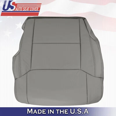 Cubierta de asiento de cuero inferior del lado del conductor delantero gris para Toyota Tundra 2014 a 2018 Foto 1 de 4