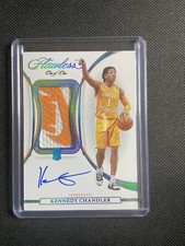 2021 Panini Flawless Collegiate Kennedy Chandler Patch 1/1 Nike patch Auto RPA