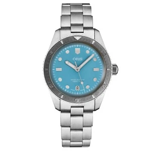 Reloj unisex Oris Divers SixtyFive algodón azul caramelo 01 733 7771 4055-07 8 19 18 - Imagen 1 de 4