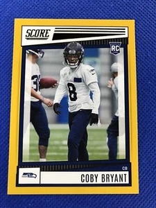 2022 #363 Coby Bryant Panini Score Football Gold Parallel RC - Picture 1 of 2