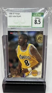 1996-97 Aros #281 Kobe Bryant CSG 8,5 casi nuevo/como nuevo baloncesto - Imagen 1 de 2