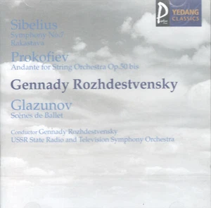 Sibelius: Symphony #7; Rakastava/Prokofiev: Andante/Glazunov: Ballet Scenes (CD) - Picture 1 of 2