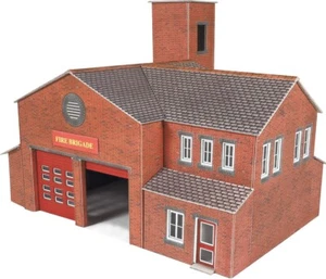 METCALFE PO289 "FIRE STATION" Card Kit OO Gauge - Picture 1 of 3