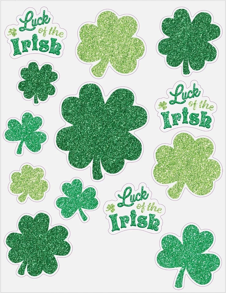 Украшения для окон на зеленую тему ирландского дня Святого Патрика Luck of the Irish - Изображение 1 из 1