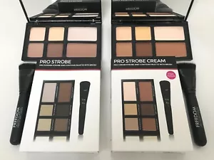 Freedom Makeup PRO STROBE PALETTE Powder/Cream Contour & Highlight Kit + Brush! - Picture 1 of 3