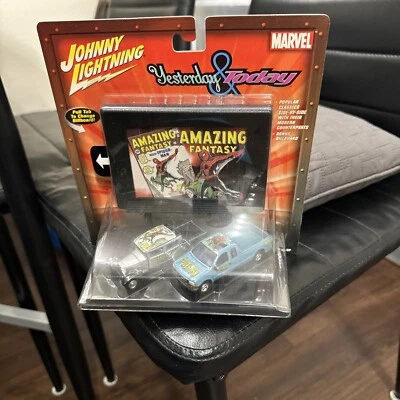 Johnny Lightning Billboards Yesterday & Today Amazing Fantasy & Spider-Man 2 Set - Image 1 of 2