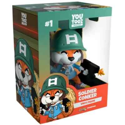 Youtooz: Conker's Bad Fur Day Collection - Soldier Conker Vinyl Figure #1