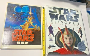 The Star Wars Album Softcover 1977 & Star Wars Episode 1: The Visual Dictionary - Picture 1 of 24