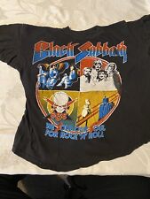 Rare VTG 1980 BLACK SABBATH-BLUE OYSTER CULT Concert T-Shirt Sold Our Soul!