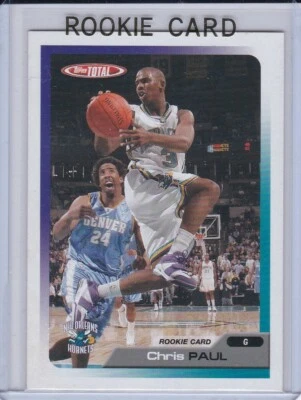 CHRIS PAUL ROOKIE CARD Basketball 2005/06 Topps Total RC Phoenix Suns CP3 - Image 1 of 2