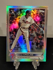 2022 Topps Series 2 Rainbow Foil #642 Hans Crouse - Philadelphia Phillies RC