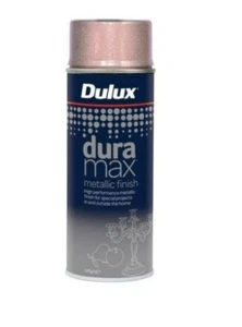 Dulux DURAMAX METALLIC FINISH SPRAY PAINT 325g Fast Drying ROSE GOLD - Picture 1 of 2