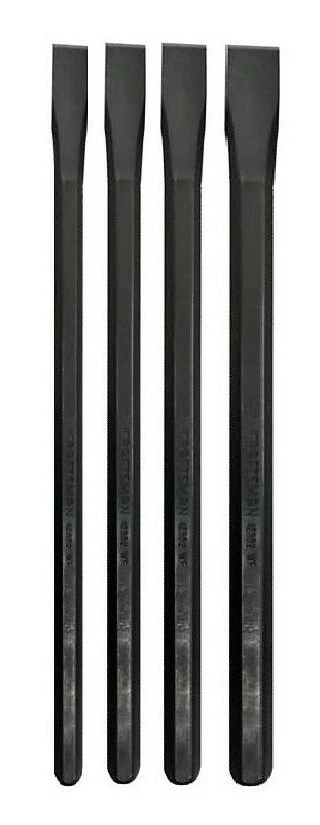 Juego de cinceles fríos CRAFTSMAN 4 piezas longitud extendida óxido negro EE. UU. 43114 Foto 1 de 1