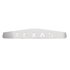 4" x 24" Bottom Mud Flap Plate - Welded Stud - Chrome - Texas - Picture 1 of 1