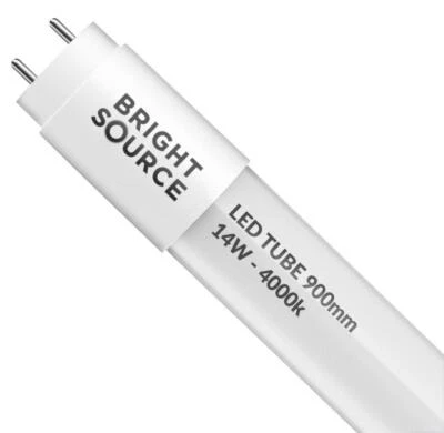 14W LED T8 Tube with LED Starter, G13, 4000K, 1400lm, 3ft - 237792 - Image 1 of 2