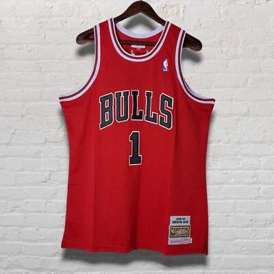 Chicago Bulls Swingman Derrick Rose #1 Red Jersey NWT