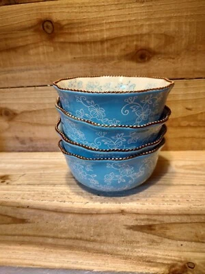 Juego de 4 cuencos de encaje Temptation By Tara Flora 24 OZ Foto 1 de 4