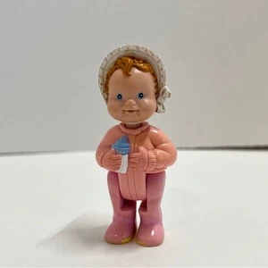 Vintage 1994 Fisher Price Dream Dollhouse Twins Baby Girl Only Figure Doll Pink - Picture 1 of 9