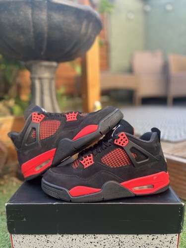 Nike Jordan 4 "Red Thunder" UK 7 Uomo