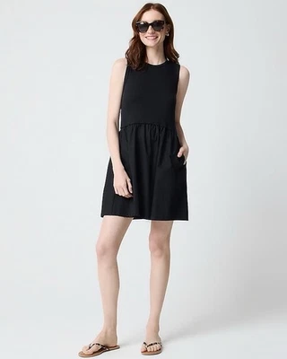J. Mini Vestido Mixy Crew Knit En Negro Talla M Nuevo Con Etiquetas Foto 1 de 4