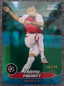 2023-24 TOPPS STADIUM CLUB CHROME UEFA THIERRY HENRY ROYAL BLUE REFRACTOR#D/175 - Bild 1 von 2