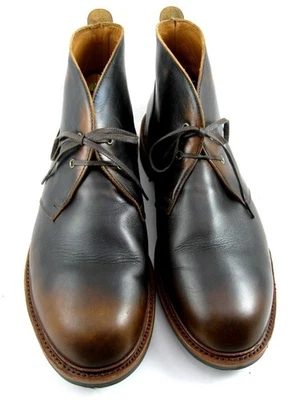 Allen Edmonds "CHANDLER" CHUKKA Botas 11.5 EEE Nogal Antiguo USADAS UNA VEZ (609N) Foto 1 de 4