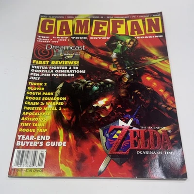 GameFan Magazine: The Legend Of Zelda Ocarina of Time RARE - Image 1 of 4