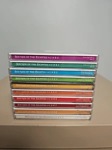 Sounds Of The Eighties 1980-1989 (10 CD's) Time Life 1994-1995 GOOD CONDITION! - Foto 1 di 24