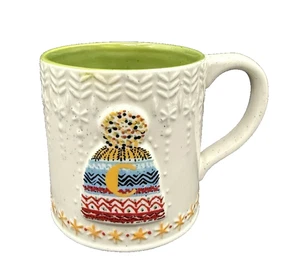 Anthropologie Bundled Up Monogram Mug  Letter C Winter Hat - Picture 1 of 11