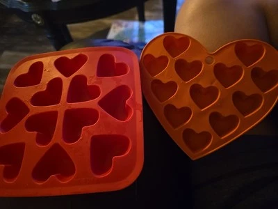 Silicone Heart Dessert Candy Mold - Ice , Candy  Chocolate Tray - Image 1 of 3