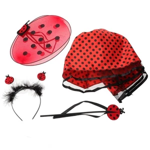 Ladybug Disfraz de Rendimiento Niño Niños Traje Divertido Kit de Ropa de Actuación - Imagen 1 de 12